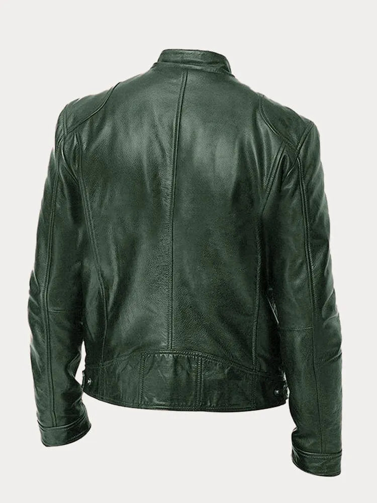Julien™ | Lässige Lederjacke: Zeitloser Stil und Komfort