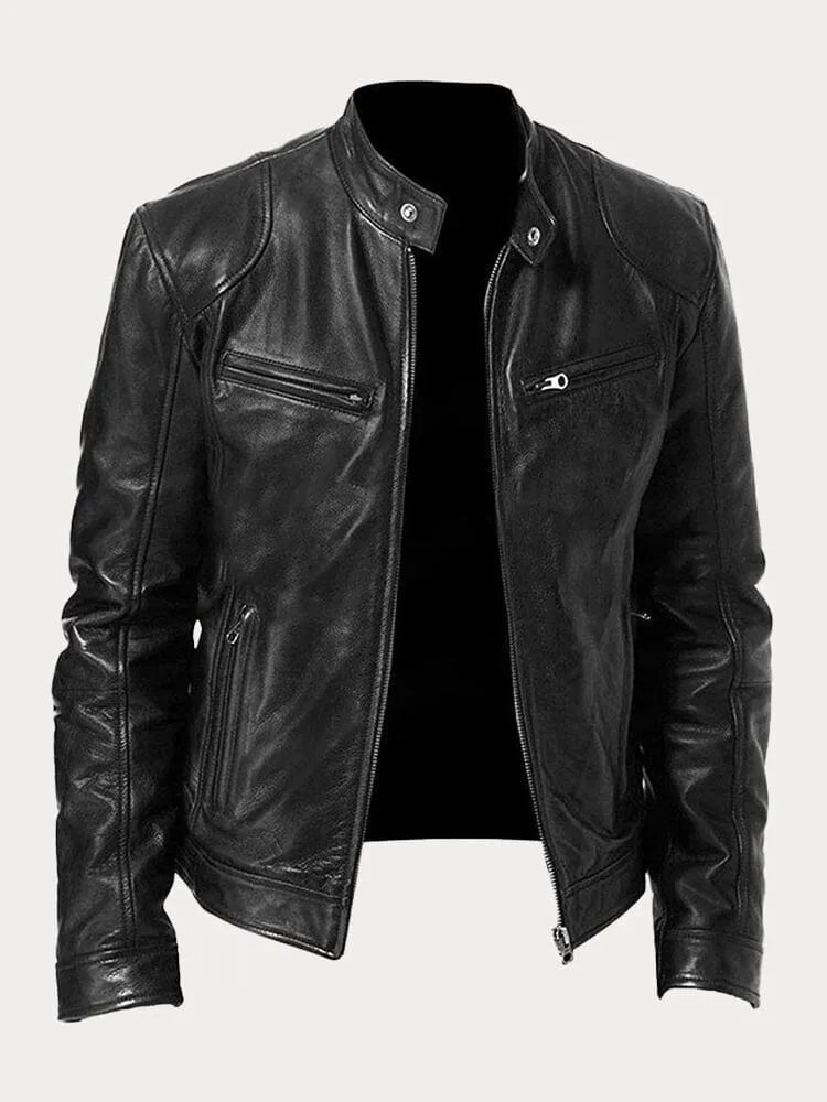 Julien™ | Lässige Lederjacke: Zeitloser Stil und Komfort