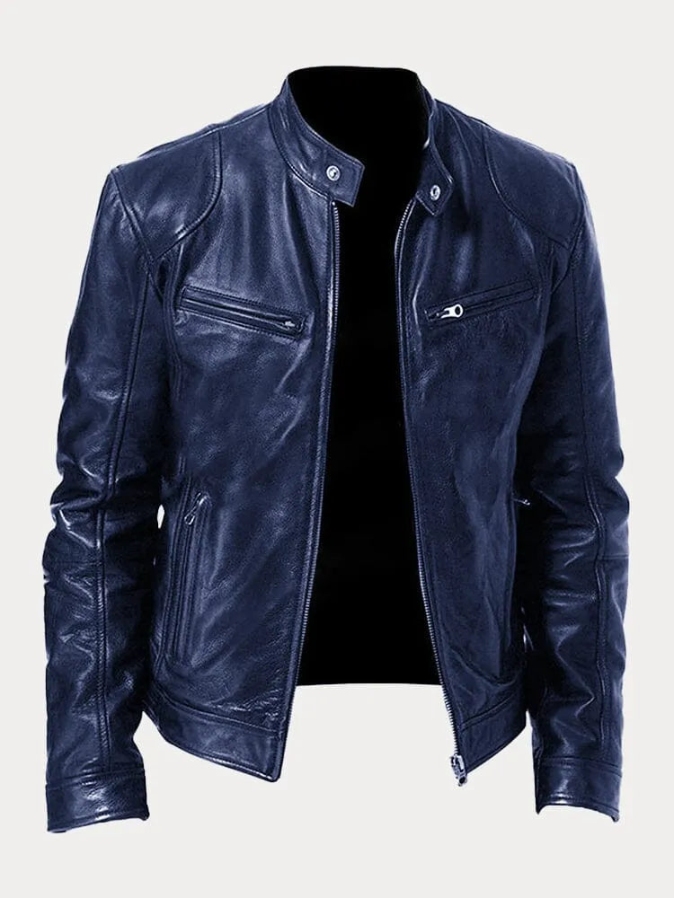 Julien™ | Lässige Lederjacke: Zeitloser Stil und Komfort