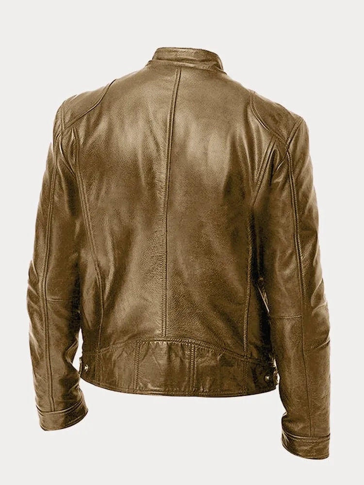 Julien™ | Lässige Lederjacke: Zeitloser Stil und Komfort
