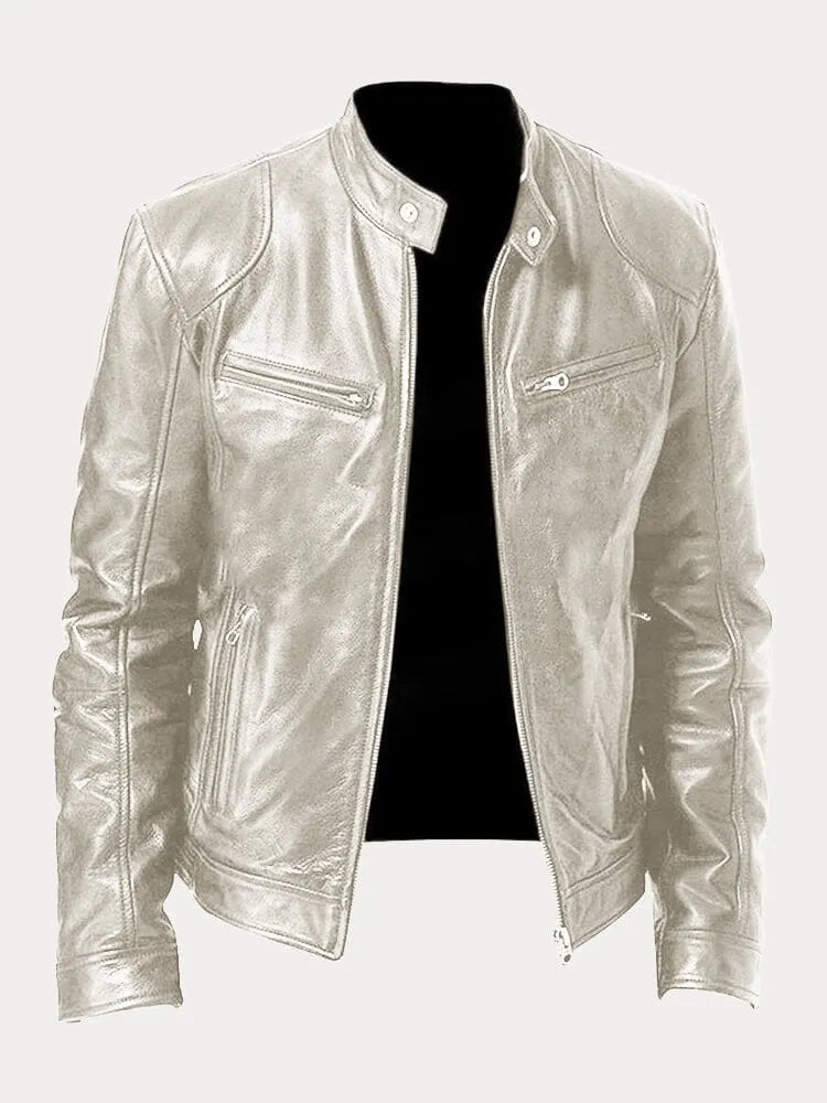 Julien™ | Lässige Lederjacke: Zeitloser Stil und Komfort