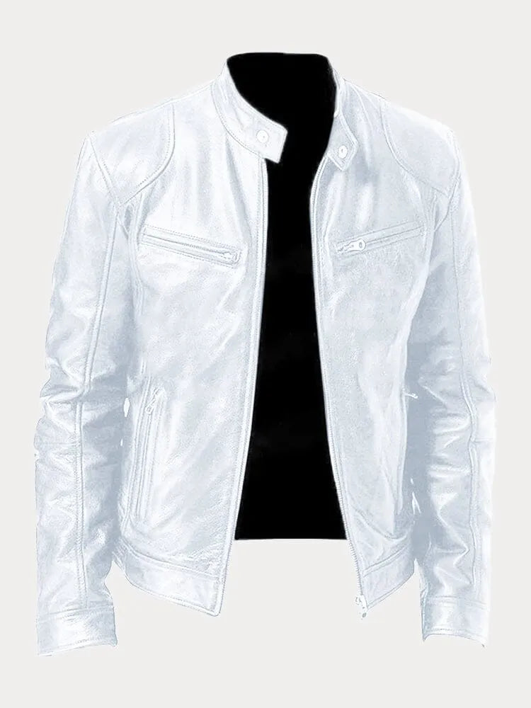 Julien™ | Lässige Lederjacke: Zeitloser Stil und Komfort