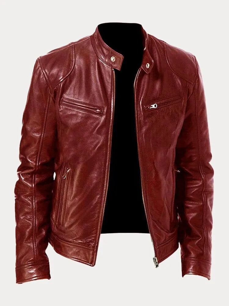 Julien™ | Lässige Lederjacke: Zeitloser Stil und Komfort