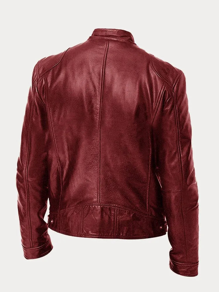 Julien™ | Lässige Lederjacke: Zeitloser Stil und Komfort