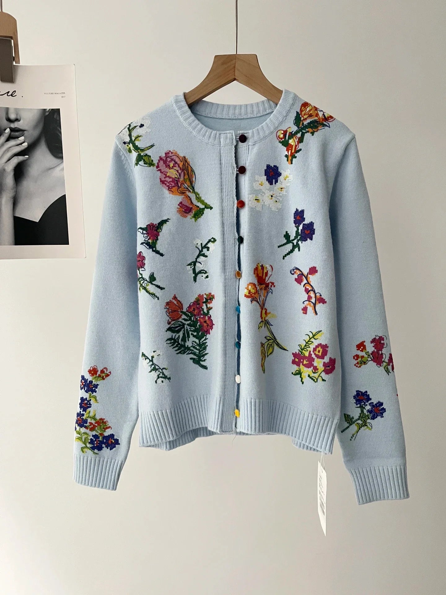 Sahara | Eleganter Cardigan mit Blumen