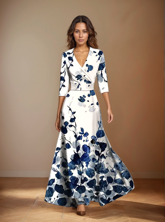 Lothringen | Kleid mit Blumendruck