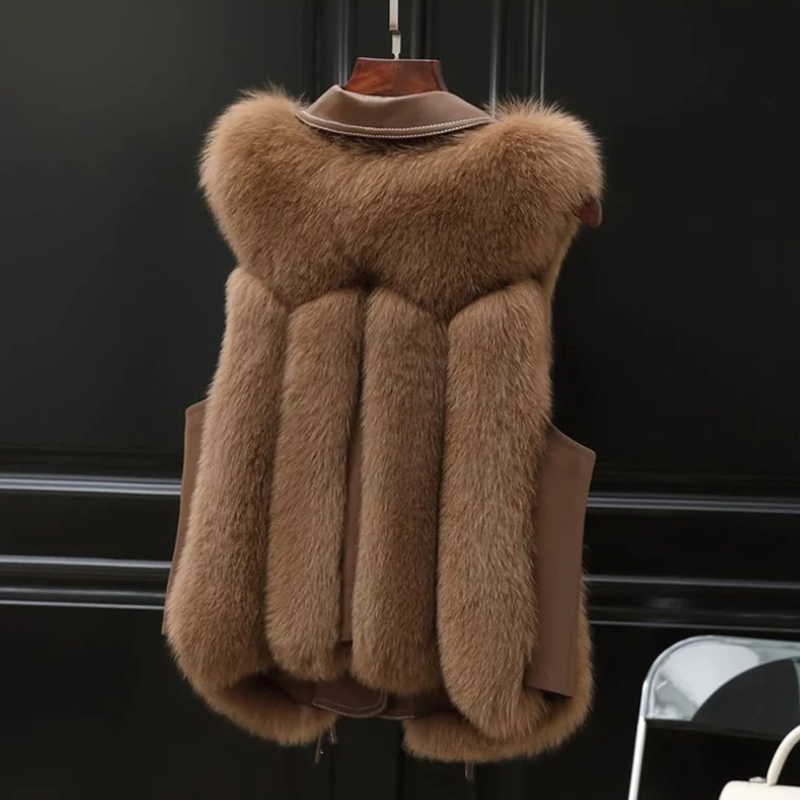 Isabella™ | Luxuriöse Kunstpelzweste