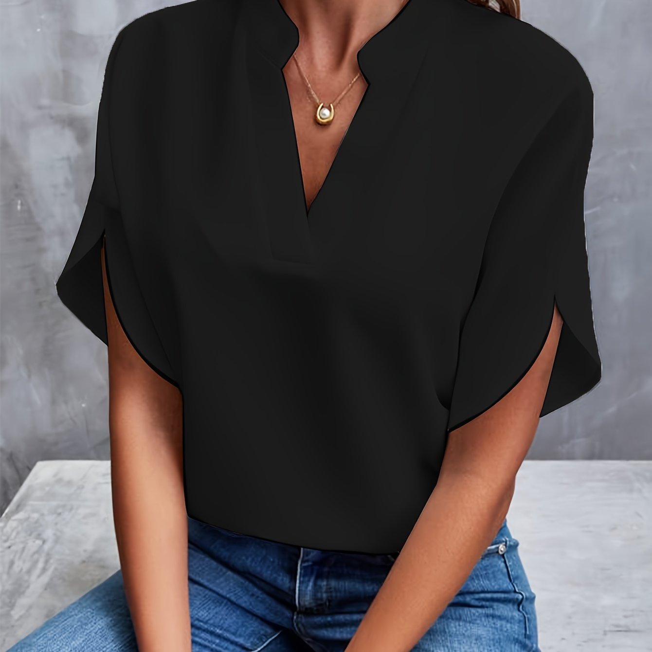 frida™ | Bluse mit ausgestellten Ärmeln