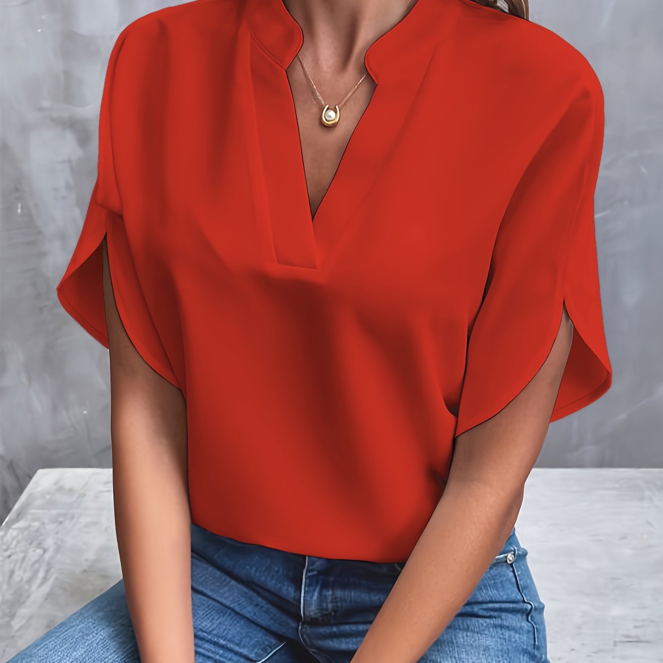 frida™ | Bluse mit ausgestellten Ärmeln