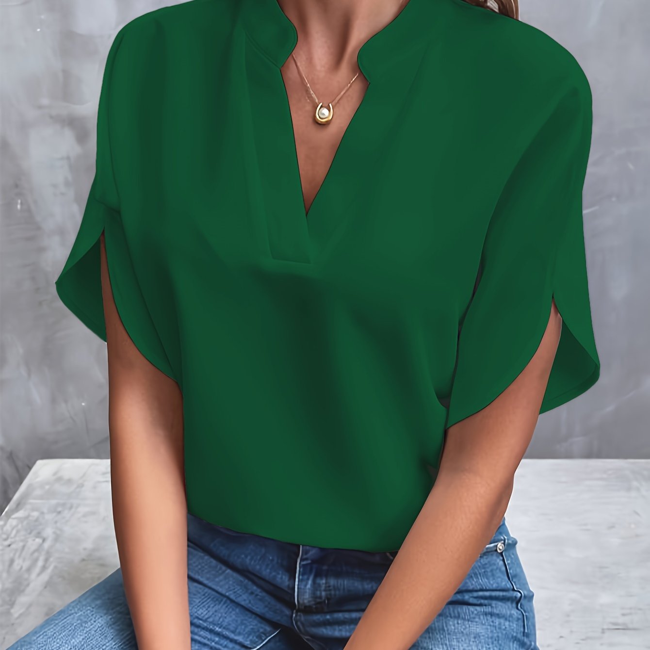 frida™ | Bluse mit ausgestellten Ärmeln