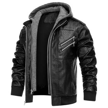 Vincent - Legere Motorrad-Lederjacke