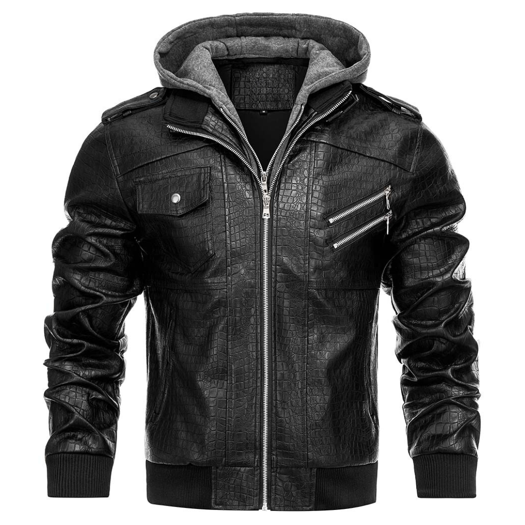 Vincent - Legere Motorrad-Lederjacke