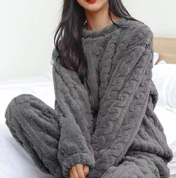 ELLA / WEICHES FLEECE PYJAMA-SET (1+1 GRATIS)