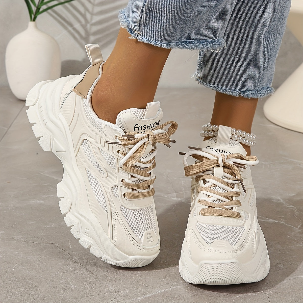 ZARA / MESH CHUNKY-SNEAKER