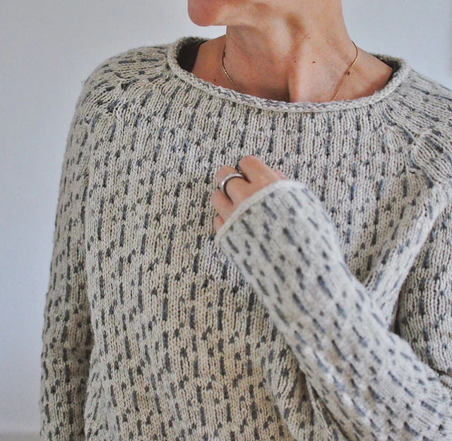 Otilia® – Eleganter grauer Pullover mit U-Boot-Ausschnitt