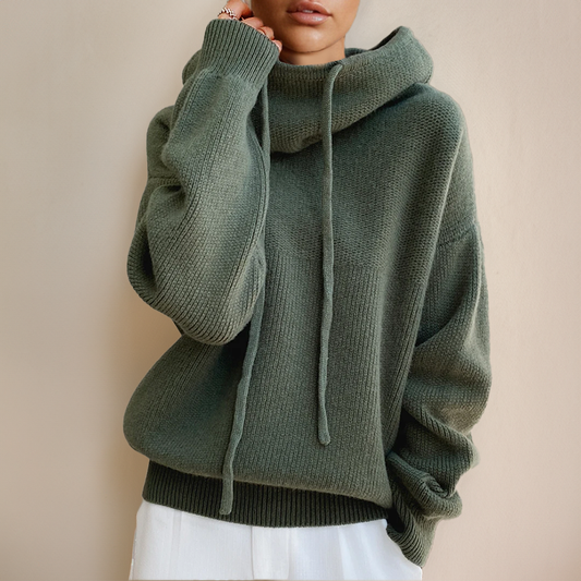 Hanna | Gestrickter Hoodie