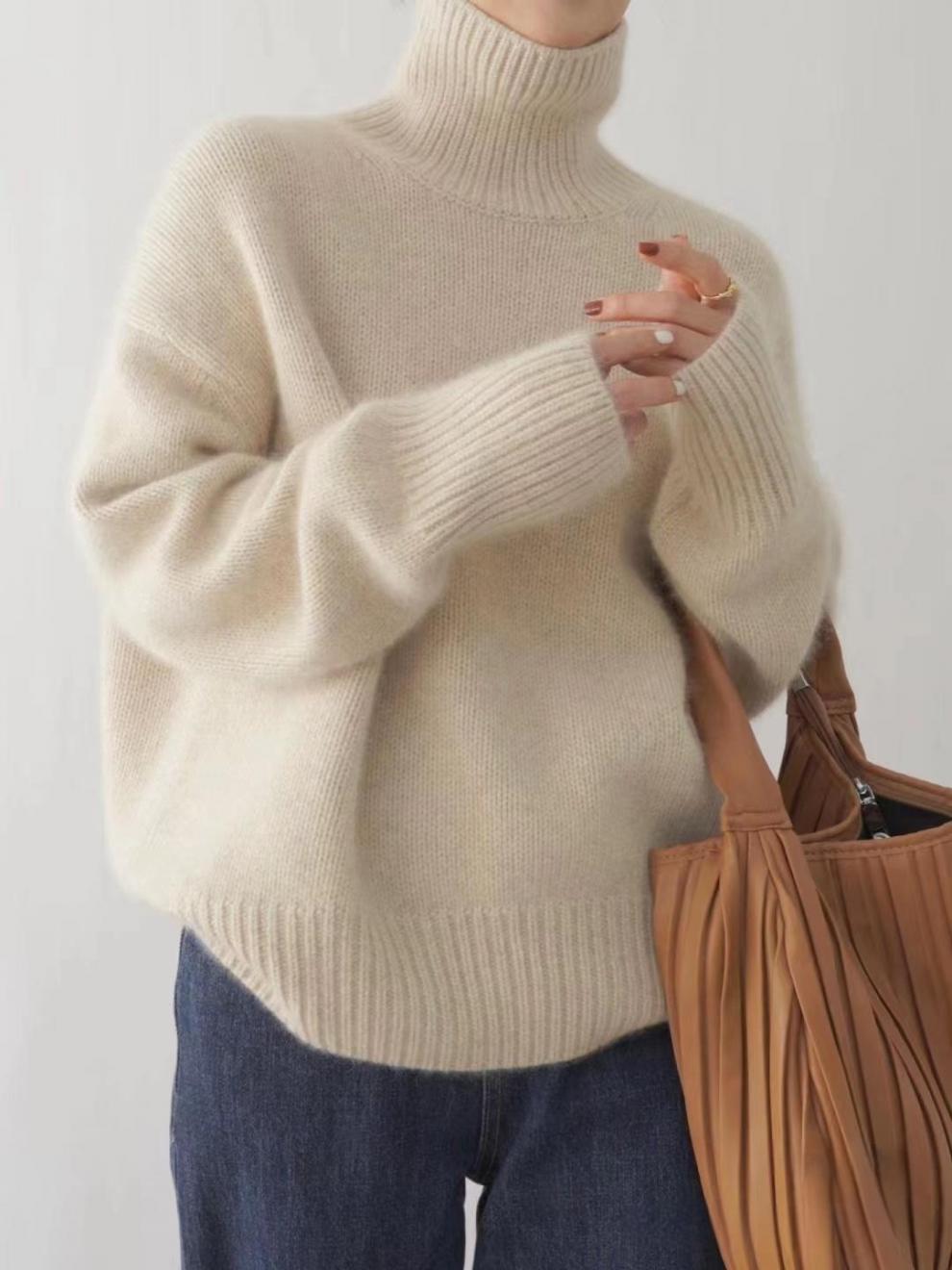 Lara™ | Weicher Rollkragenpullover