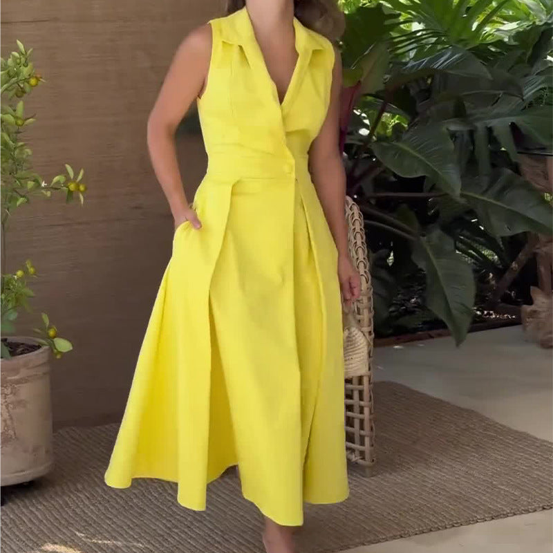 Amancia | Midikleid mit V-Ausschnitt