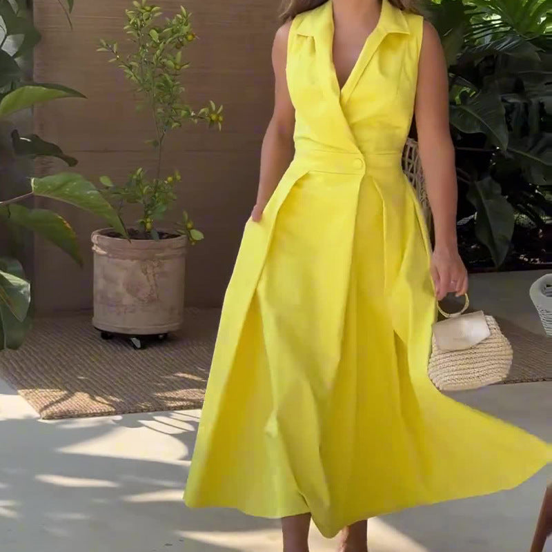 Amancia | Midikleid mit V-Ausschnitt