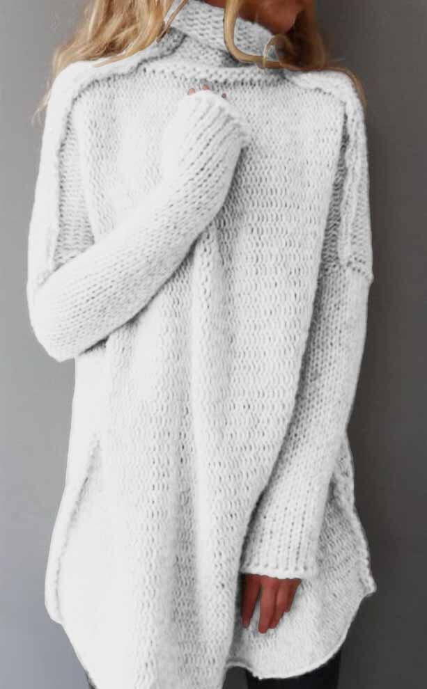 Fiore™ | Handgestrickter Pullover mit Zopfmuster