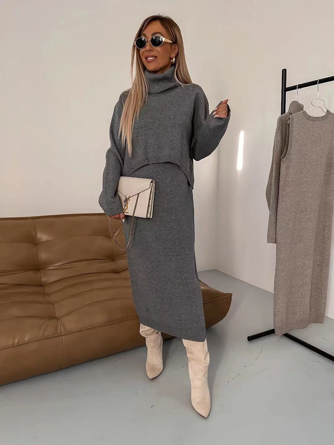 Nadia – Herbst/Winter-Strickset für Damen