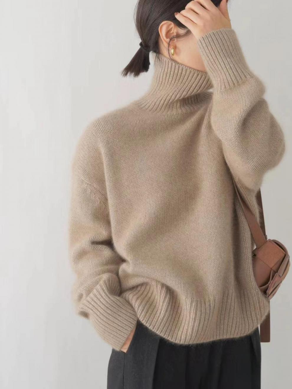 Lara™ | Weicher Rollkragenpullover