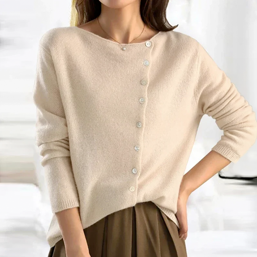 Maia | Weicher Cardigan mit elegantem Knopfverschluss