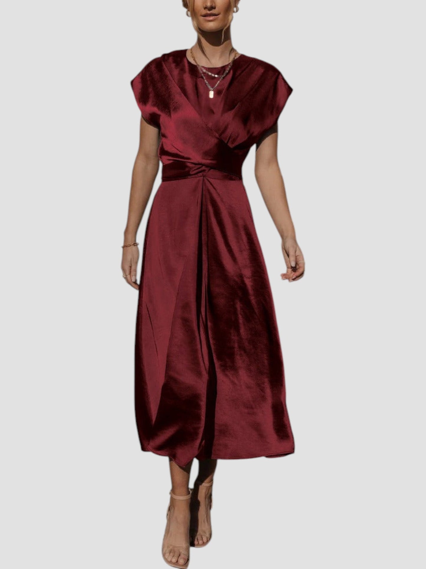 Klara | Elegantes mittellanges Kleid