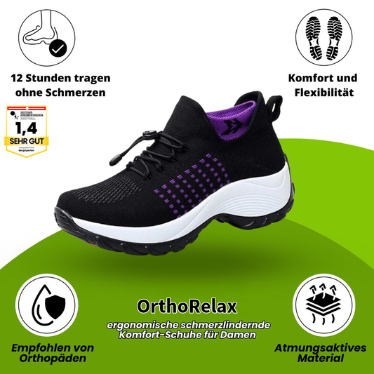 OrthoRelax - ergonomische schmerzlindernde Komfort-Schuhe für Damen