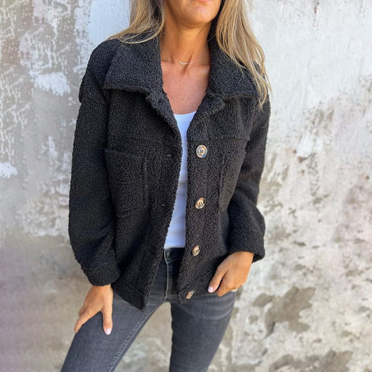 Annie | Trendige Jacke mit weichem Stoff