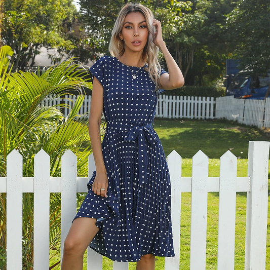 Shania | Anmutiges Polka-Dot-Kleid