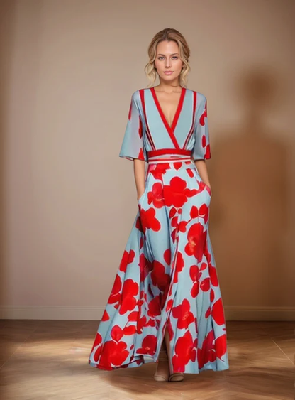 Lothringen | Kleid mit Blumendruck