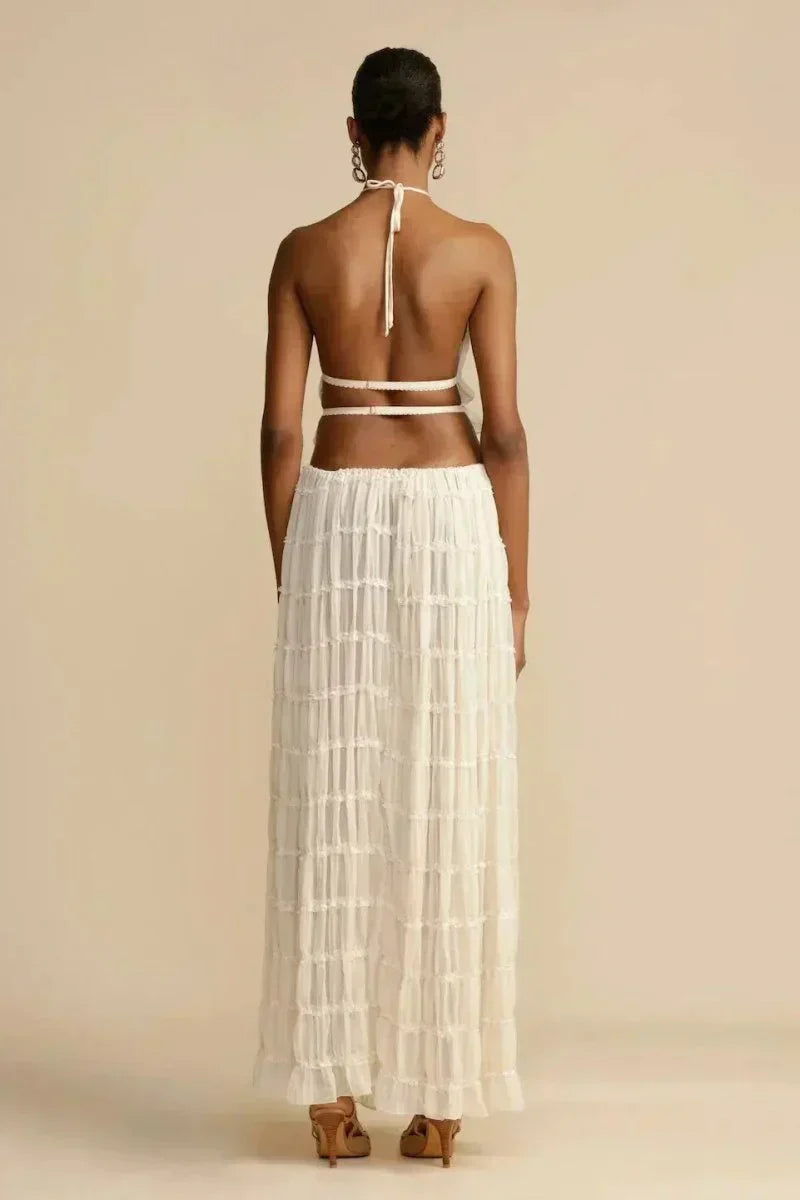 Frida – Conjunto plisado sin espalda