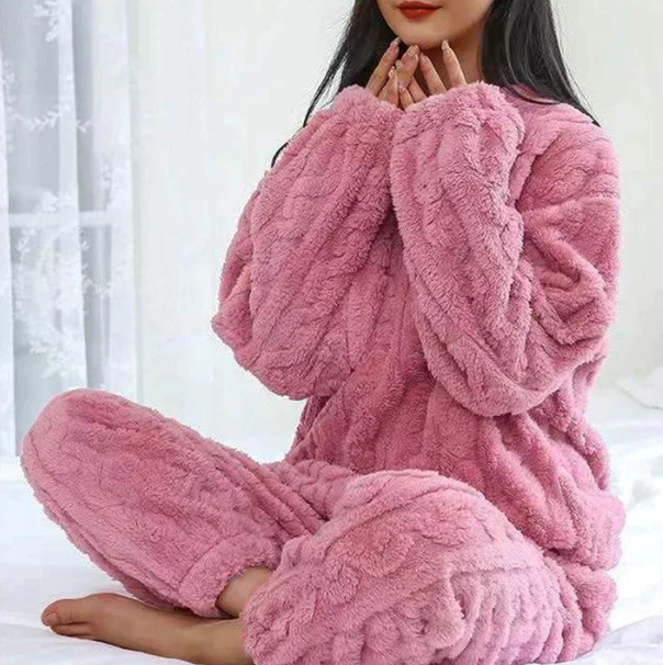 ELLA / WEICHES FLEECE PYJAMA-SET (1+1 GRATIS)