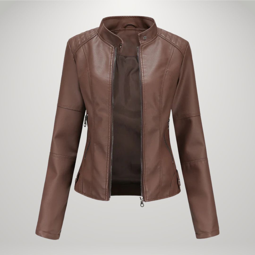 Sophia™ Relaxed Lederjacke
