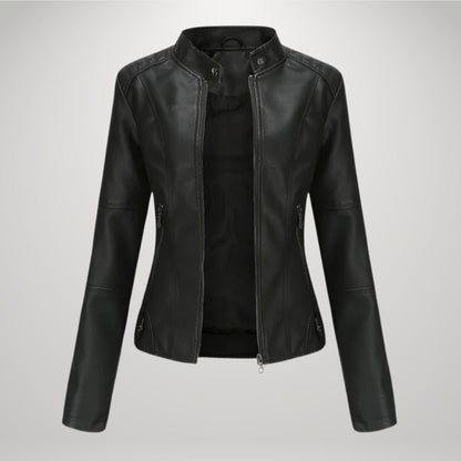 Sophia™ Lässige Lederjacke