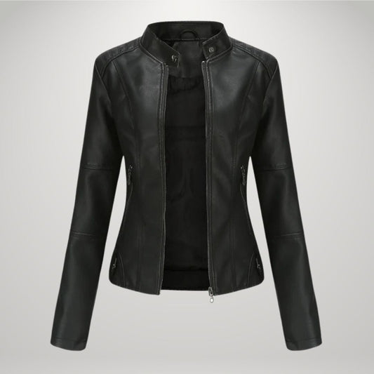 Sophia™ Lässige Lederjacke