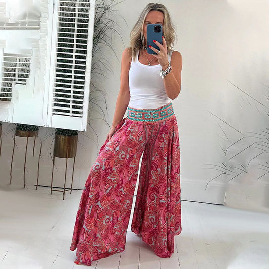 Sabine™ Leichte Hose mit Ethnoprint und Gummizugbund