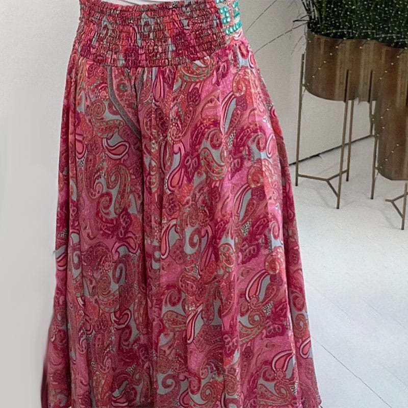 Sabine™ Leichte Hose mit Ethnoprint und Gummizugbund