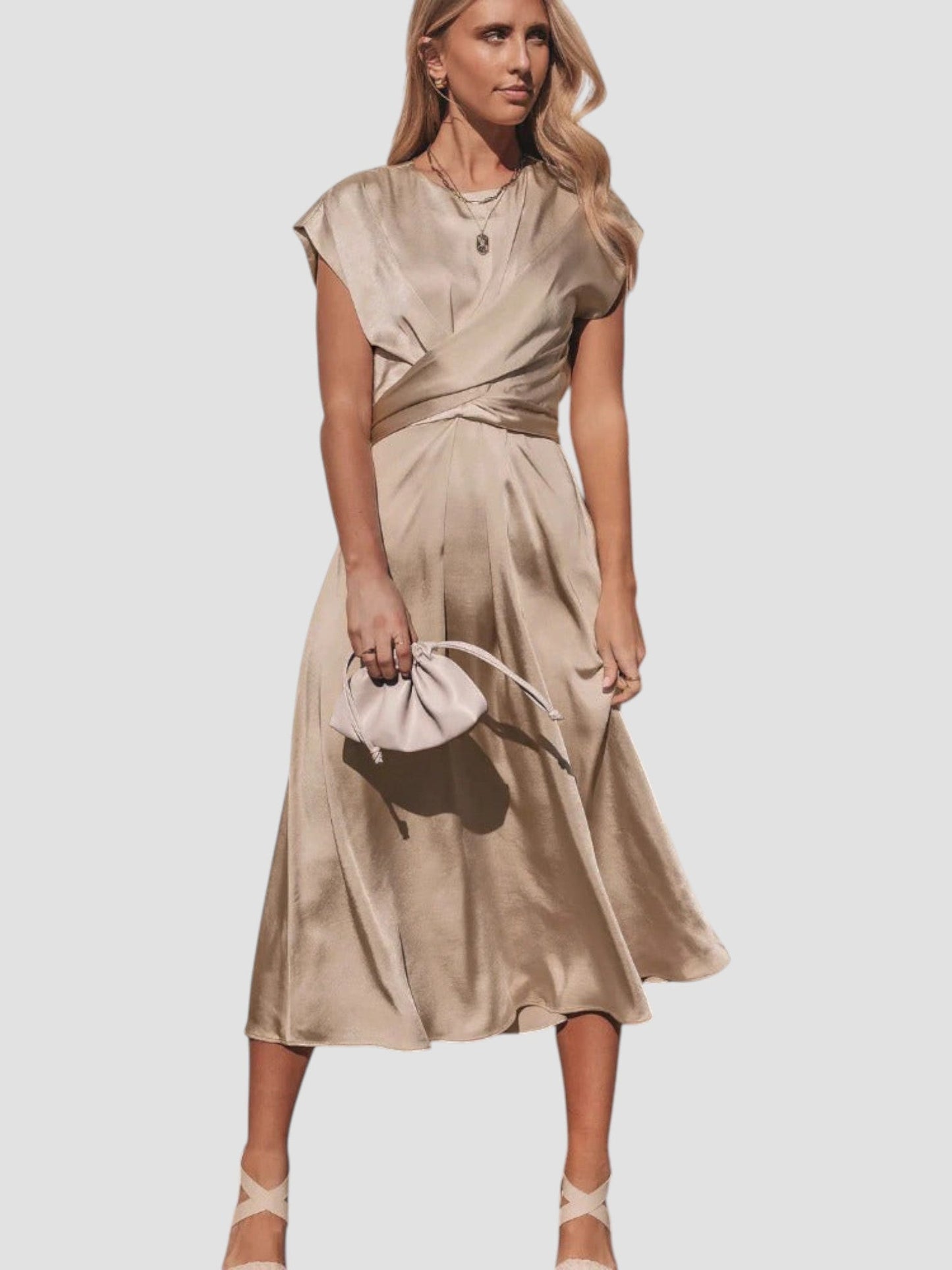 Klara | Elegantes mittellanges Kleid